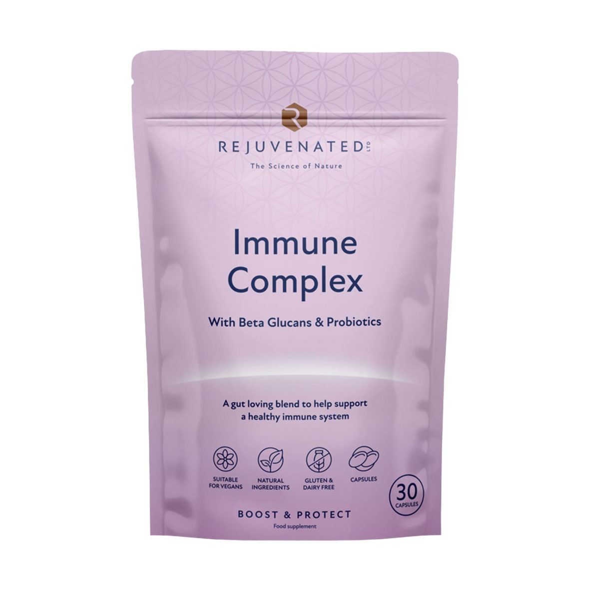 Імунний комплекс з пре- та пробіотиками Rejuvenated Immune Complex, 30 капсул