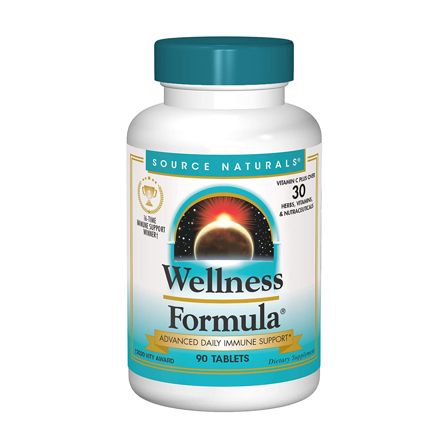 Рослинний імунний комплекс Source Naturals Wellness Formula, 90 таблеток